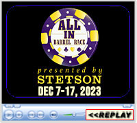 All In Barrel Race, The Orleans, Las Vegas, NV - December 7-17, 2023