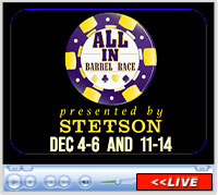 All In Barrel Race, The Orleans, Las Vegas, NV - December 4-14, 2025