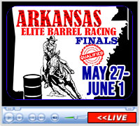 Arkansas Elite Barrel Racing Finals, Four States Fair Grounds, Texarkana, Arkansas - May 27-June 1, 2025