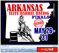 Arkansas Elite Barrel Racing Finals, Four States Fair Grounds, Texarkana, Arkansas - May 26-31, 2026