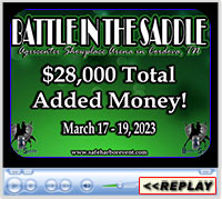 Battle in the Saddle, Agricenter Showplace Arena, Cordova, TN - March 17-19, 2023