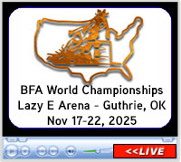 BFA World Championship 2025, Lazy E Arena, Guthrie, OK - November 17-22, 2025