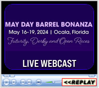 May Day Barrel Bonanza, World Equestrian Center, Ocala, FL - May 17-19, 2024