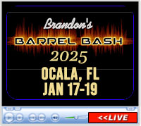 Brandon's Barrel Bash Ocala Florida Futurity, Derby & Open, Southeastern Livestock Pavilion, Ocala, FL - January 17-19, 2025