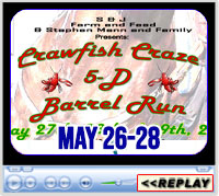 Crawfish Craze 5D Barrel Run, Ike Hamilton Expo Center, West Monroe, LA - May 26-28, 2023
