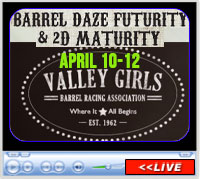 VBGRA Barrel Daze, Grant County Fairgrounds, Moses Lake, WA - April 10-12, 2026