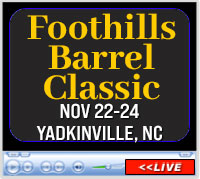 Foothills Barrel Classic, Lone Hickory Arena, Yadkinville, NC - November 22-24, 2024