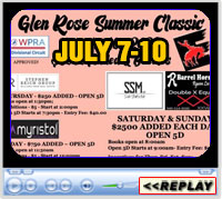Glen Rose Summer Classic - Glen Rose Expo, Glen Rose, TX - July 7-10, 2022