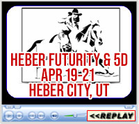 Heber Futurity & 5D Race, Wasatch County Events Center, Heber City, UT - April 19-21, 2024