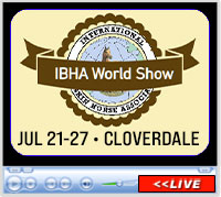 IBHA World Show, C Bar C Cowpokes Arena, Cloverdale, Indiana - July 21 - 27, 2024