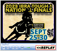 2023 IBRA Tough 1 National Finals, Cowpokes Arena at C Bar C, Cloverdale, IN - Sept 27-30, 2023