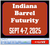 50th Anniversary Indiana Barrel Racing Futurity, Hoosier Horse Park, Edinburgh, IN - September 4-7, 2025