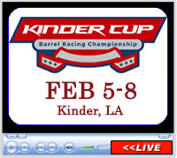 Kinder Cup Barrel Racing Championship, Tunica Arena and Expo Center, Tunica, MS - February 5-8, 2025