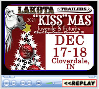 Lakota Trailers' Kissmas Juvenile and Futurity, C Bar C Expo Center, Cloverdale, IN ~ December 17-18, 2021