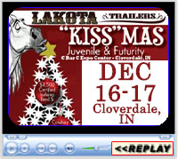8th Annual Kissmas Juvenile and Futurity, C Bar C Expo Center, Cloverdale, IN - December 16-17, 2022