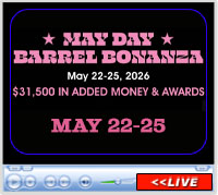 May Day Barrel Bonanza, World Equestrian Center, Ocala, FL - May 22-25, 2026