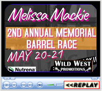 Melissa Mackie 2nd Annual Memorial Barrel Race, Somervell County Expo Center, Glen Rose, TX - May 20-21, 2022