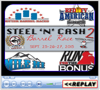 The American qualifier #5 - Steel and Cash 2 Barrel Race, Loveland, CO, Sept 25-27, 2015