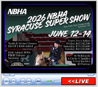 2026 NBHA Syracuse Super Show, The New York State Fairgrounds, Syracuse, NY - June 12-14, 2026