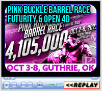 Pink Buckle Barrel Race and Horse Sale, Lazy E Arena, Guthrie, OK - October 3-8, 2023