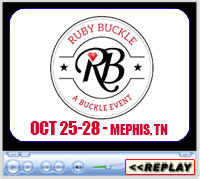 Ruby Buckle Barrel Race, Agricenter Showplace Arena, Memphis, TN - October 25-28, 2023