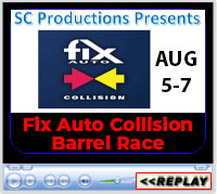 SC Productions Fix Auto Collision Barrel Race Futurity & Derby, Minnesota Equestrian Center, Winona, MN - August 5-7, 2022
