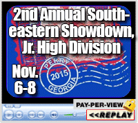 2nd Annual Southeastern Showdown, Georgia High School Rodeo Association Jr. High Division, Perry, Georgia, Nov 6-8, 2015