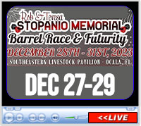 14th Annual Rob & Teresa Stopanio Memorial Barrel Race, Ocala Livestock Pavilion, Ocala, FL - December 27-29, 2024