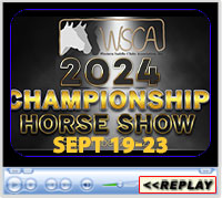 WSCA 2024 Championship Horse Show, Minnesota State Fairgrounds, St Paul, MN - Sept 19-23, 2024