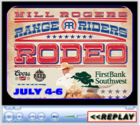Will Rogers Range Riders Rodeo, Will Rogers Arena, Amarillo, TX - July 4-6, 2024
